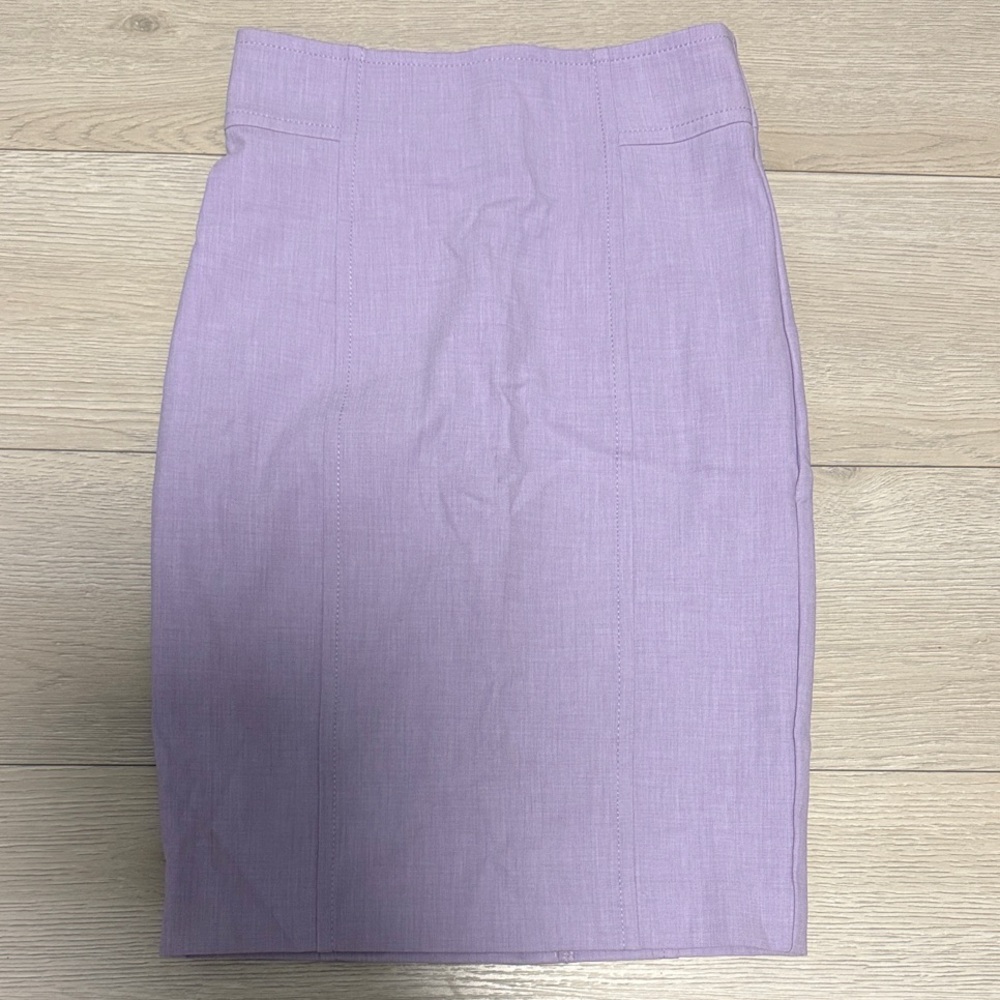 Ann Taylor Lilac Pencil Skirt